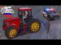 Pissing Off The Cops With A Tractor In GTA 5 Police Roleplay