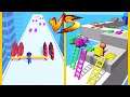 Roof Rails Vs Ladder Race : Gameplay Walkthrough Part 1 - Level 1-9999 All Level (iOS, Android)