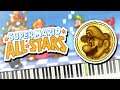 Super Mario All Stars - Title Screen Theme Piano Tutorial Synthesia