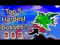 Terraria 1.4 Top 5 HARDEST Bosses! | PC, Console & Mobile Hard Bosses!