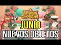 TODOS los NUEVOS OBJETOS de JUNIO en Animal Crossing New Horizons
