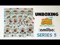 Unboxing New Animal Crossing Amiibo Cards Series 5 (Happy Home Paradise)