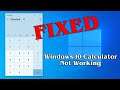 (FIXED) Windows 10 Calculator Not Working