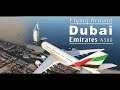 Flying around Dubai with Emirates A380 Cinematic | Microsoft Flight Simulator 2020