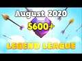 Legend League Hybrid Attacks! | 5600+ Trophies | August Day 19 & 20 | Clash of Clans | Raze