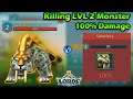 Lords Mobile - Hunting Saberfang Level 2 Monster | Without P2P Heroes | Hunt Strategy