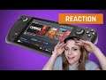 My reaction to the Steam Deck First Hands-On w/ Valve's Handheld Gaming PC Trailer | GAMEDAME REACTS