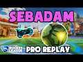 Sebadam Pro Ranked 3v3 POV #49 - Rocket League Replays