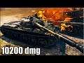 Т-62А вот КАК ИГРАТЬ НА СТ 🌟 10200 dmg 🌟 World of Tanks лучший бой на ст СССР 10 уровня