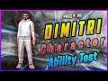 DIMITRI Character Ability Test in Free Fire | Character Ability Test in Free Fire #Shorts