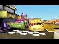 Disney PIXAR CARS Miguel Camino Vs Francesco Bernoulli & Monster Car Track Racing Game
