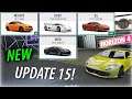 Forza Horizon 4 UPDATE 15 NEW CARS + How To Get Them | Update 15 Cars Forza Horizon 4 Bugatti Divo😍
