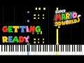 Getting Ready - Super Mario 3D World (Piano Tutorial) [Synthesia]