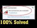 How To Fix Not Connected - Connections Are Available Error | Windows 10 Fix Network Connection Error