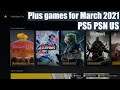 PlayStation Plus games for March 2021 PS5 PSN US  - Final Fantasy 7 Remake, Remnant and More