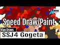 SSJ4 Gogeta (Dragon Ball) Quick Speed Draw and Speed Paint