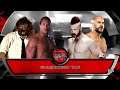 WWE 2K16 The Rock '00,Mankind VS Sheamus,Cesaro Elimination Tag Match