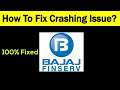 Fix "Bajaj Finserv Wallet" App Keeps Crashing Problem Android & Ios