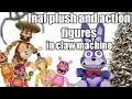 Fnaf 6 action figures in claw machine!!!
