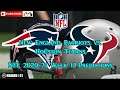 New England Patriots vs. Houston Texans | NFL 2020-21 Week 11 | Predictions Madden NFL 21
