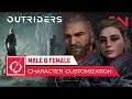 Outriders Demo Male & Female Character Customization Options