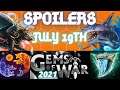 SPOILERS JULY 19TH 2021 | Gems of War Live Stream | Save-a-palooza? EVENTS NEW TROOPS All platforms