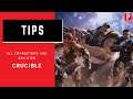 All Crucible Characters and Abilities Gameplay Guide