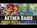 Battling Lighning23's Astra Buffed Caineghis! | Aether Raids Defense 【Fire Emblem Heroes】