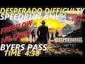 Desperados 3 - Speedrun 04:38 ANY% - DESPERADO DIFF / No Saves - Byers Pass - Chapter 1 Mission 2