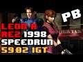Resident Evil 2 (1998) Speedrun Attempt - PC SourceNext REBirth - 59:02 IGT PB