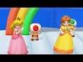 Super Mario Party Minigames #12 Peach vs Daisy vs Luigi vs Rosalina.