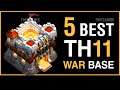 TOP 5 NEW TH11 WAR BASE WITH COPY LINK (2020) | Town Hall 11 Anti 3 Star Base CWL | Clash of Clans