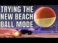 TRYING THE NEW BEACH BALL MODE FOR THE FIRST TIME | THE CURVE IS UNREAL | JUICY DOUBLE TOUCH