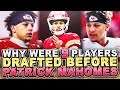 Why Were 9 Players Drafted Before Patrick Mahomes? Where are They Now?