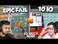 10 Iq Vs Epic Fail Moments Of Minecraft | Techno Gamerz, mythpat, live insaan, Gamerfleet, smartypie