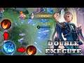AAMON DOUBLE EXECUTE HACK IN MID LANE | MOBILE LEGENDS