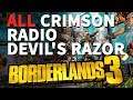 All Devil's Razor Crimson Radio Locations Borderlands 3