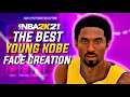 BEST YOUNG KOBE “FROBE” FACE CREATION IN NBA 2K21! HOW TO LOOK LIKE YOUNG KOBE BRYANT IN NBA 2K21!