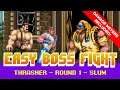 How to Defeat Thrasher - Super Nintendo Final Fight Boss - Round 1 Slum