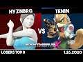 HYZNBRG (Wii Fit Trainer) vs Tenin (Fox) | Losers Top 8 | Synthwave X #18