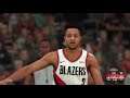 NBA 2K20 Season mode: Toronto Raptors vs Portland Trail Blazers - (Xbox One HD) [1080p60FPS]