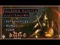 Palabra Rúnica ILUSTRACION para HECHICERA - DIABLO 2 / DIABLO 2 Resurrected