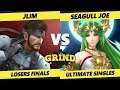 Smash Ultimate Tournament - JLim (Snake, Palu) Vs Seagull Joe (Palu) The Grind 97 SSBU Losers Finals