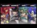 Super Smash Bros Ultimate Amiibo Fights – Request #14438 Banjo & Bayonetta vs Solo & Sonic