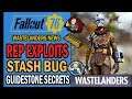 Fallout 76 News - Wastelanders Rep & Gold Exploits, Stash Steal Bug, Guidestones Mystery & More