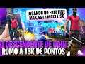 FREE FIRE MAX AO VIVO - 🔴 NOVO TORRE DE TOKENS DA DOZE NOVA, DESAFIANTE RUMO A 13K DE PONTOS!!