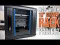Half-Width 10 Inch Server Rack Project for Raspberry Pi