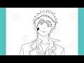 How To Draw Ryu Yamada From Yamada-Kun and the Seven Witches Step by Step Drawing