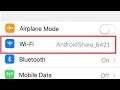 How To Use Wi-Fi And Connect Hotspot Settings Procces In Apple iPhone 5,6,7