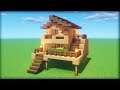 Minecraft Tutorial: How To Make A Ultimate Easy Wooden Starter Survival House